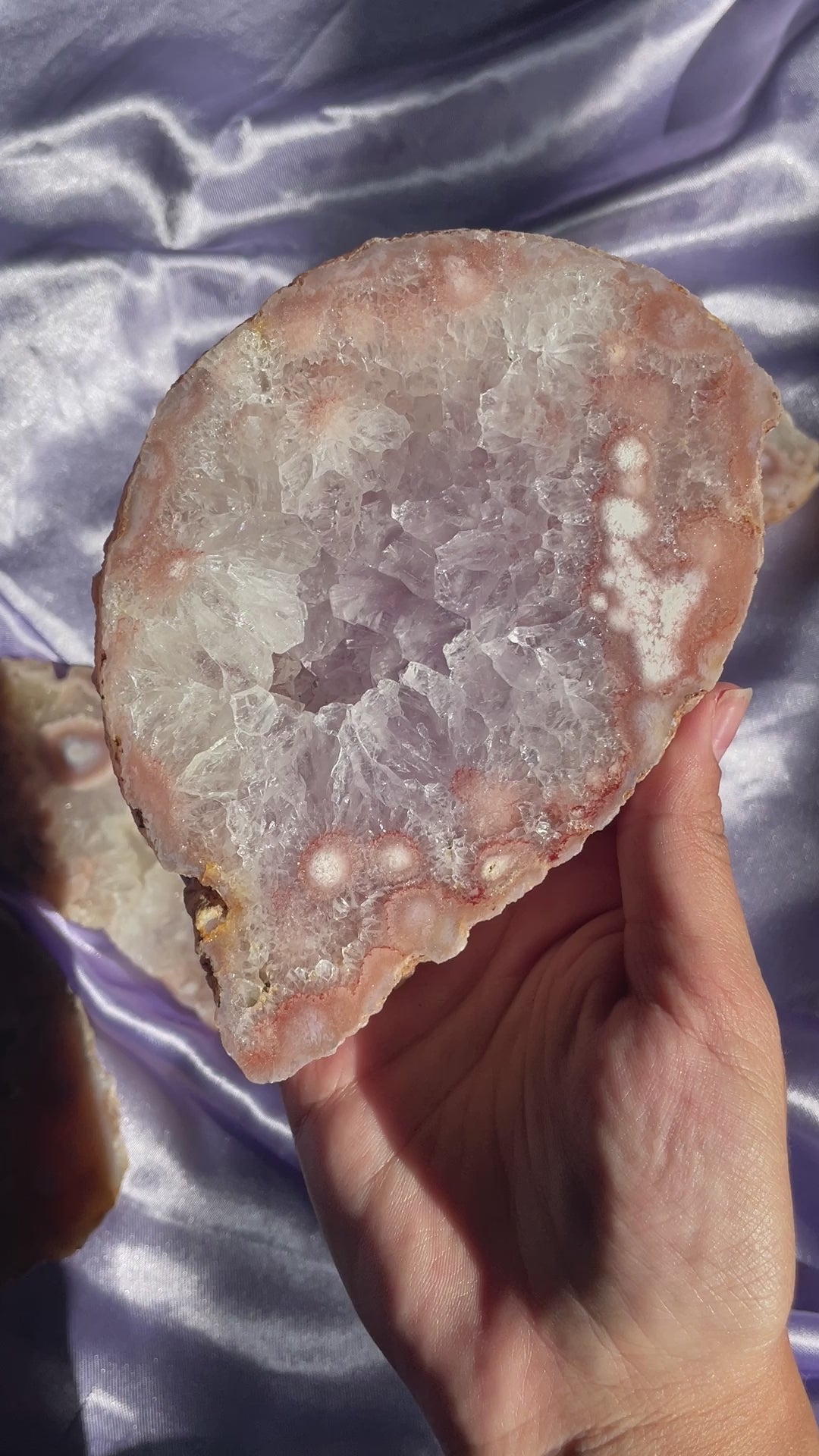 Pink Amethyst Slabs - Medium (Your Pick)