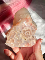 Colorful Pastel Flower Agate Flame